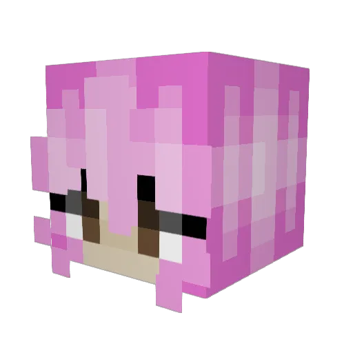deji_ato_ Minecraft avatar head, 3D render