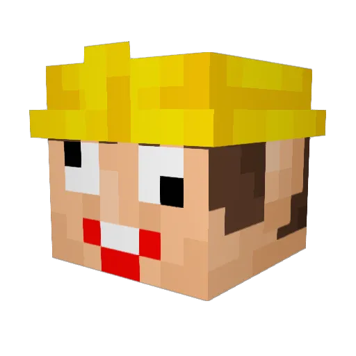 dejilloguy Minecraft avatar head, 3D render