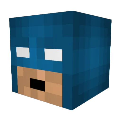 dejn_ Minecraft avatar head, 3D render