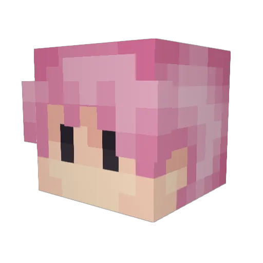 dejojack Minecraft avatar head, 3D render