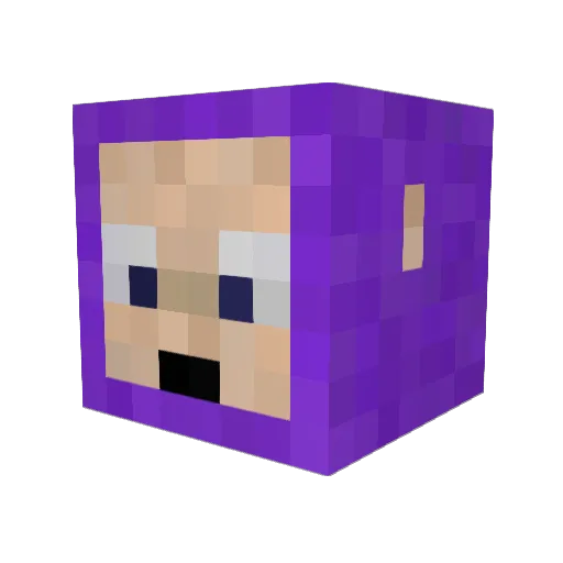 dejvid646 Minecraft avatar head, 3D render