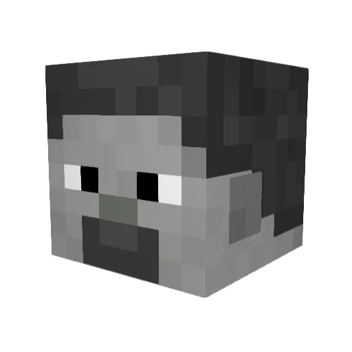 dekat3021 Minecraft avatar head, 3D render