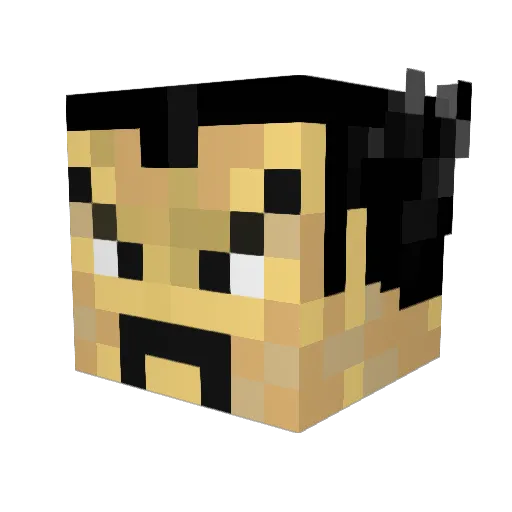 dekatyan023 Minecraft avatar head, 3D render