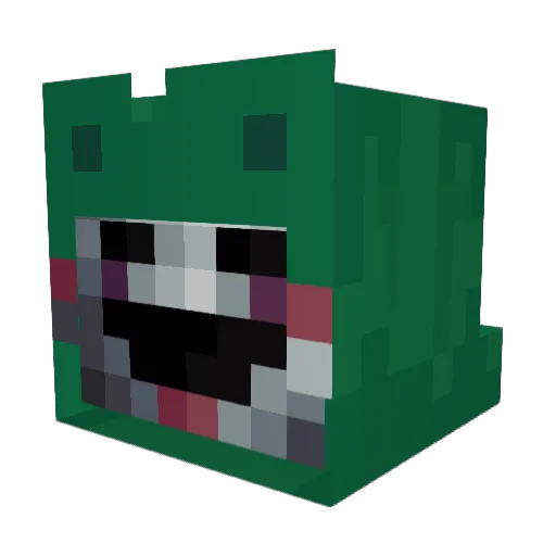 deko9 Minecraft avatar head, 3D render