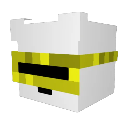 dekto Minecraft avatar head, 3D render