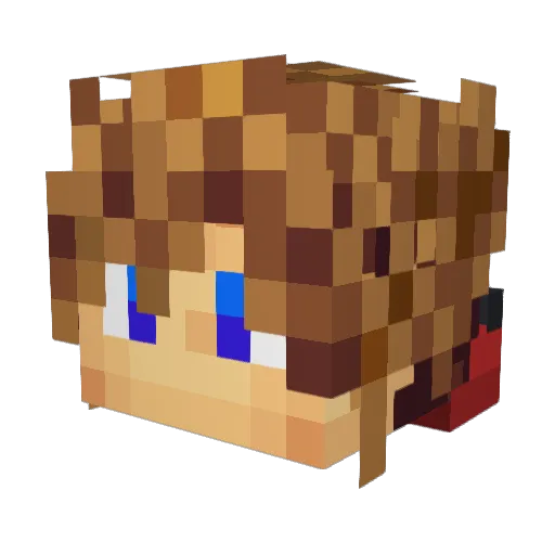 dekublu_69 Minecraft avatar head, 3D render