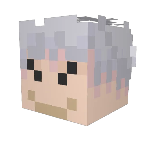 dekunn Minecraft avatar head, 3D render