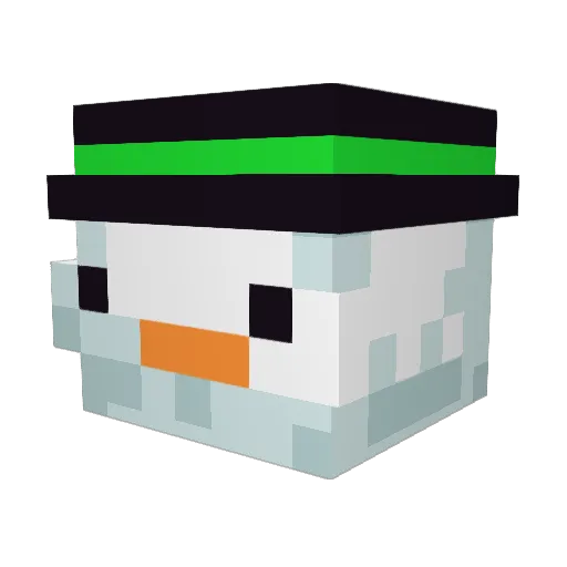 delano06 Minecraft avatar head, 3D render