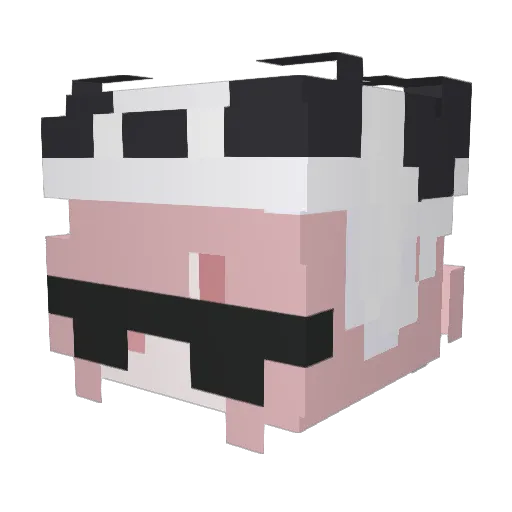 delay09 Minecraft avatar head, 3D render