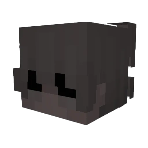 delexx Minecraft avatar head, 3D render