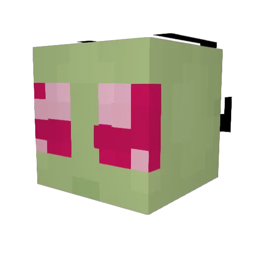 delioth Minecraft avatar head, 3D render