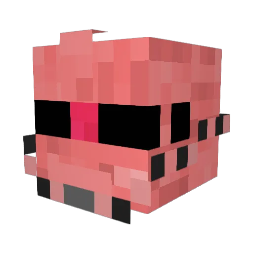 delisauce Minecraft avatar head, 3D render