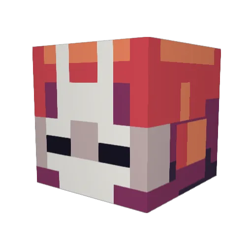 delitosdeodio Minecraft avatar head, 3D render