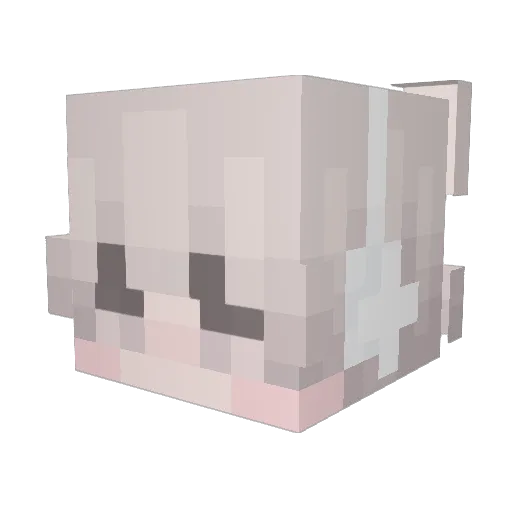 delmont__ Minecraft avatar head, 3D render