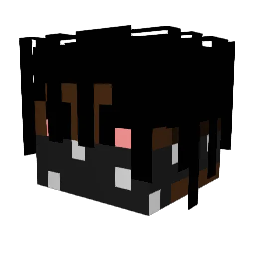 deloskiyt Minecraft avatar head, 3D render