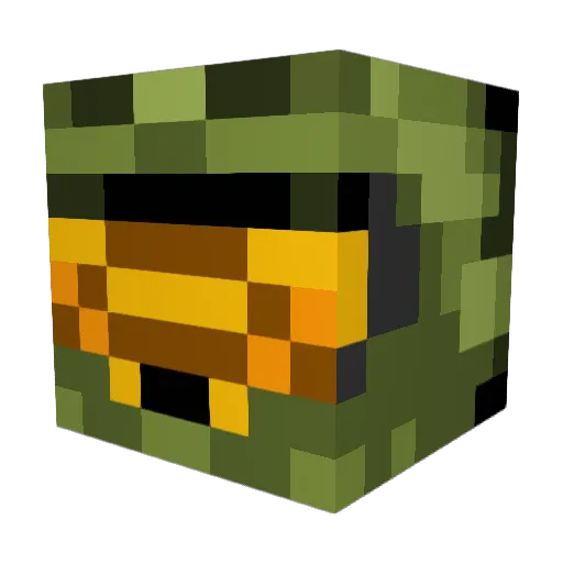 delta_19yt Minecraft avatar head, 3D render
