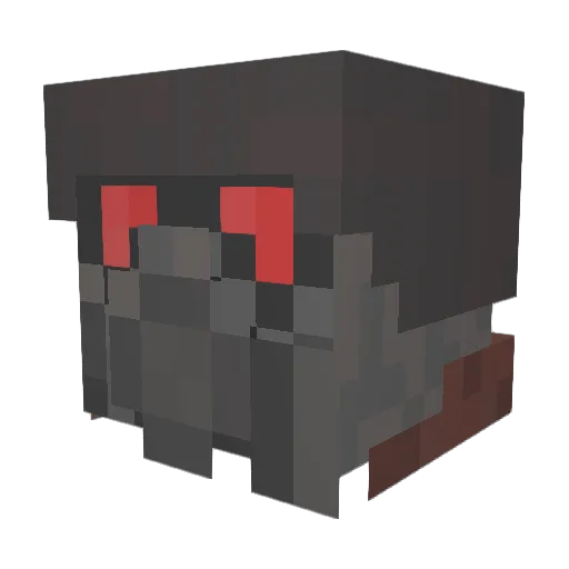 deltadacca Minecraft avatar head, 3D render
