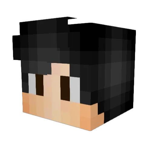 deltex27 Minecraft avatar head, 3D render