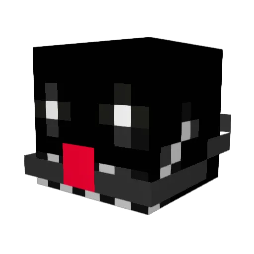 deluques Minecraft avatar head, 3D render
