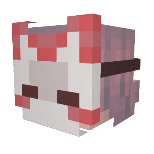 deluur Minecraft avatar head, 3D render