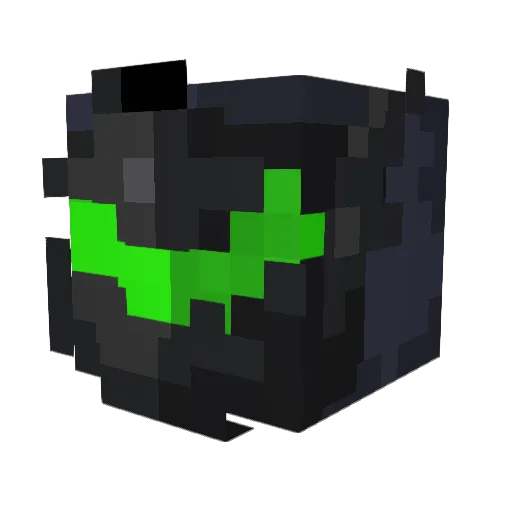 delvinplay12 Minecraft avatar head, 3D render