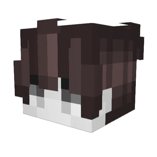 demaac Minecraft avatar head, 3D render