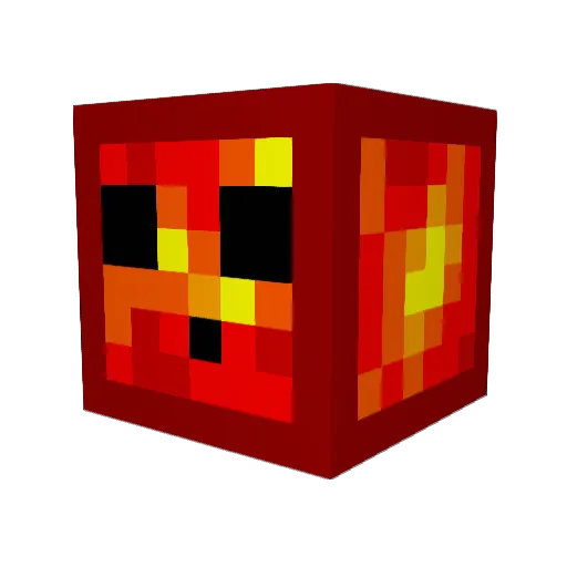 deman12344 Minecraft avatar head, 3D render