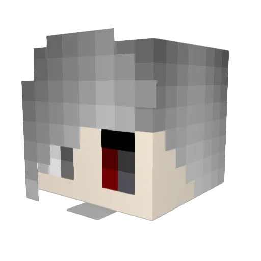 demaster2 Minecraft avatar head, 3D render