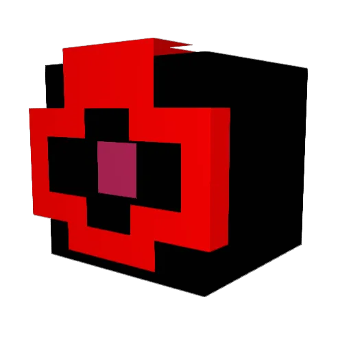 deme0717 Minecraft avatar head, 3D render