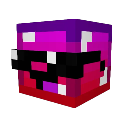 demeking2007 Minecraft avatar head, 3D render