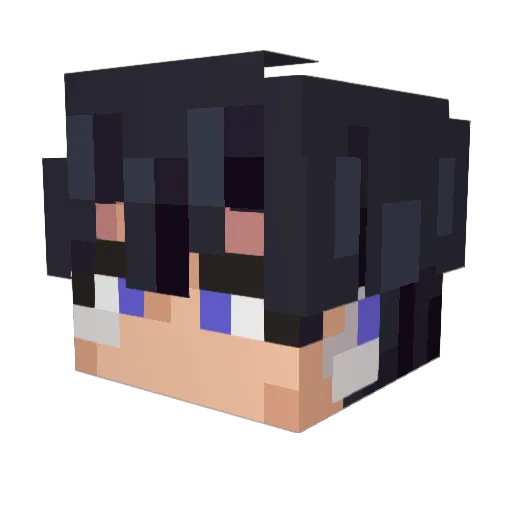 demenci4 Minecraft avatar head, 3D render