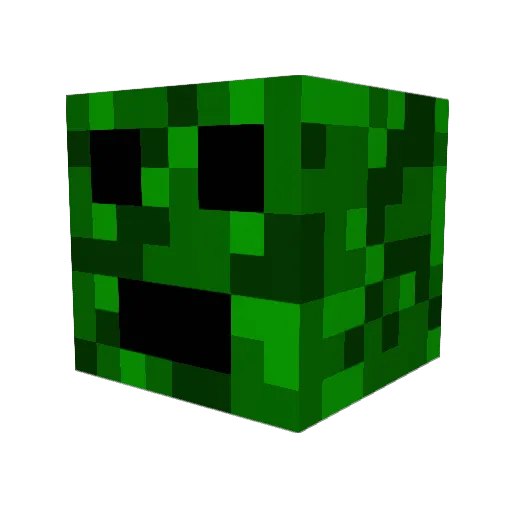 dementedbever10 Minecraft avatar head, 3D render