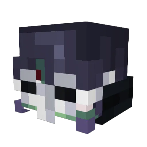 dementiagames Minecraft avatar head, 3D render