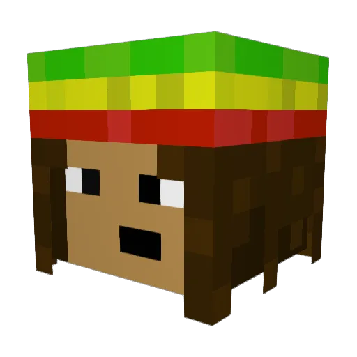 demersa17 Minecraft avatar head, 3D render
