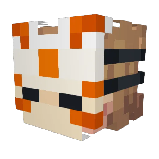 demifruits Minecraft avatar head, 3D render