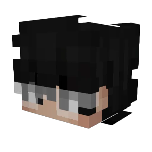 demis66 Minecraft avatar head, 3D render