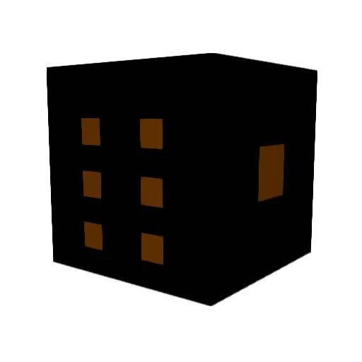 demod_god Minecraft avatar head, 3D render