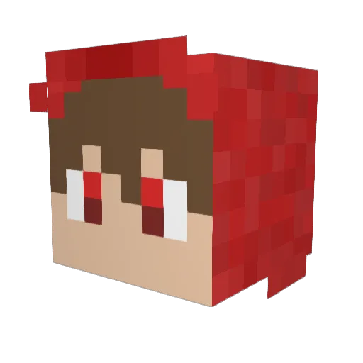 demogor Minecraft avatar head, 3D render