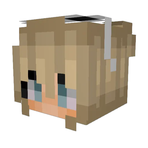 demogorgeous Minecraft avatar head, 3D render