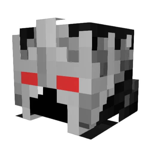 demon2807 Minecraft avatar head, 3D render