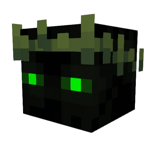 demonX1337 Minecraft avatar head, 3D render
