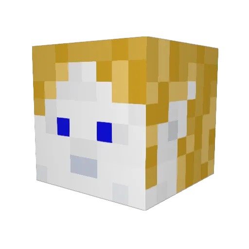 demon_of_lights Minecraft avatar head, 3D render