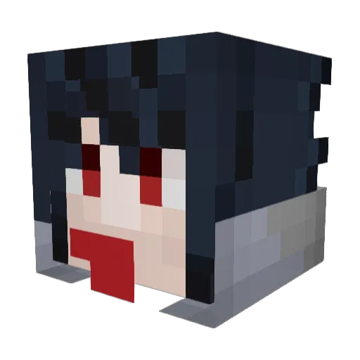 demon_trey3 Minecraft avatar head, 3D render