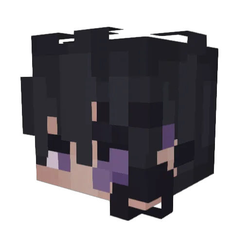 demon_wx Minecraft avatar head, 3D render