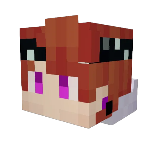 demonas2007 Minecraft avatar head, 3D render