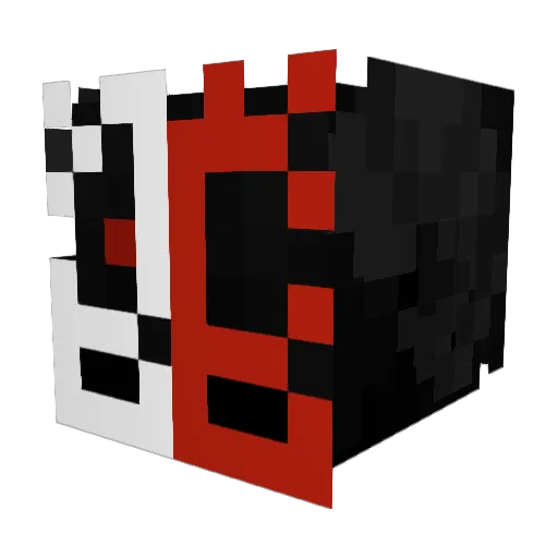 demonek2121 Minecraft avatar head, 3D render