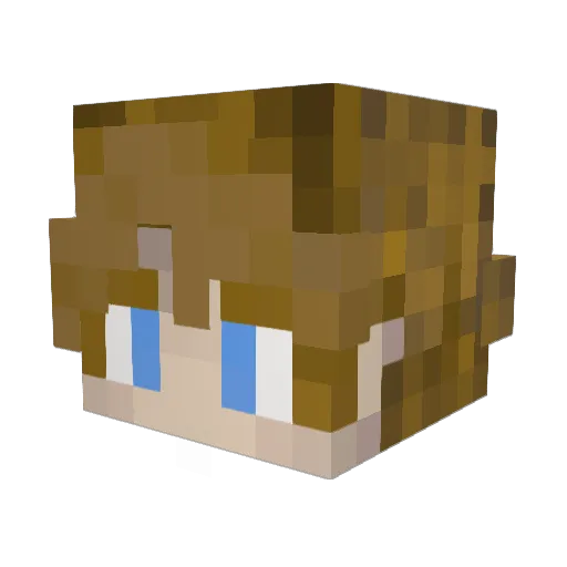demonh0rns Minecraft avatar head, 3D render