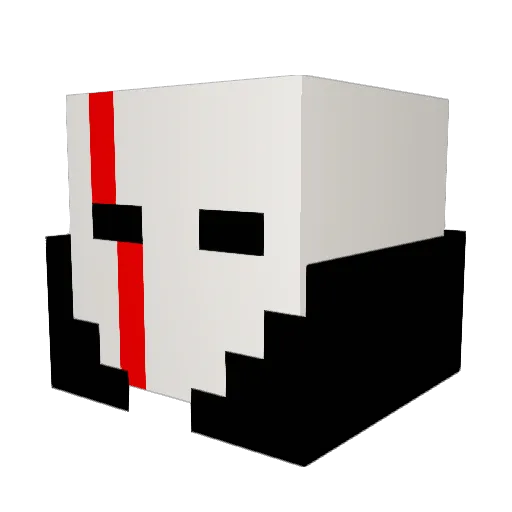 demonhunter69 Minecraft avatar head, 3D render