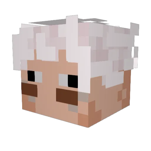 demonical_ll Minecraft avatar head, 3D render