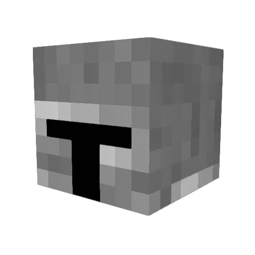 demonicstick Minecraft avatar head, 3D render